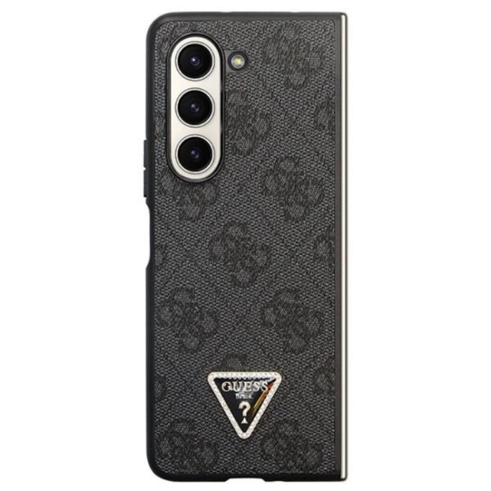 Guess - Guess Galaxy Z Fold 5 Mobilskal Läder Diamond Triangle