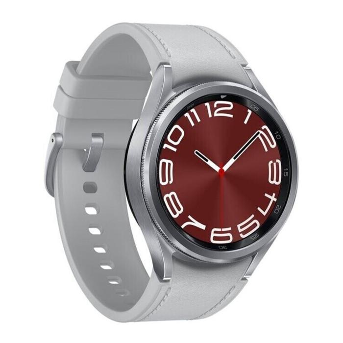 Samsung - (NY) Samsung Galaxy Watch 6 Classic 43mm R955 GPS + Cellular - Silver