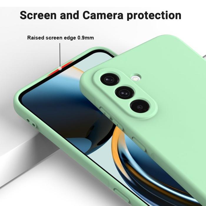 OEM - Mobilskal till Samsung Galaxy S26+ Flytande Silikon Med Handrem - Grön