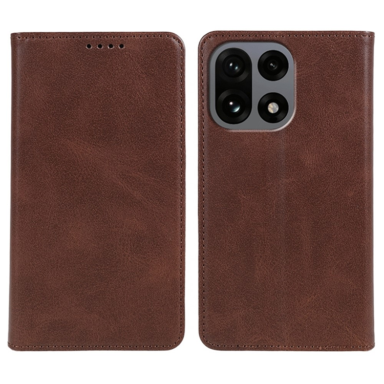 OnePlus 15 5G Plånboksfodral Calf Strong PU Läder (Brun) | 2353 | AlltMobil