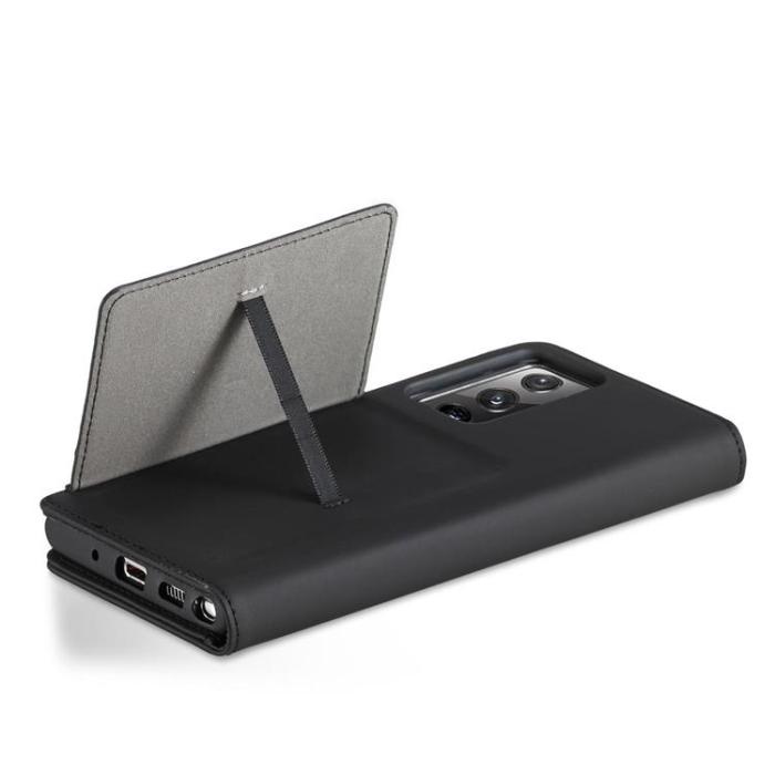OEM - Galaxy S22 Ultra Plånboksfodral Magnet Stand - Svart