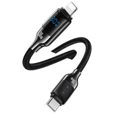 USAMS - USAMS Kabel USB-C&ndash;Lightning 30W 1,2m HX-serie (US-SJ743) - Silver