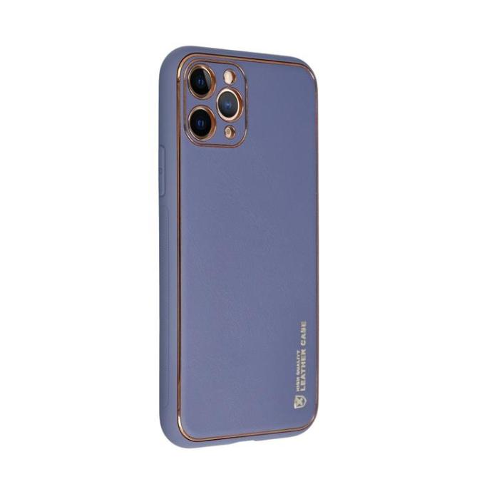 OEM - Galaxy S23 FE Mobilskal Läder - Blå