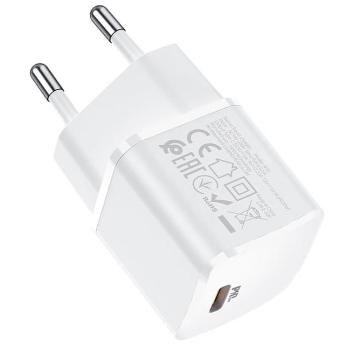 Hoco - Hoco Väggladdare Adapter USB-C - Vit