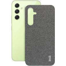 Imak - IMAK Samsung Galaxy A35 5G Skal Konstl&auml;der + Plast Ruiyi - M&ouml;rkgr&aring;