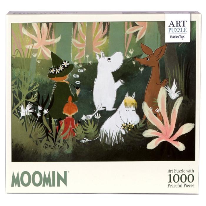 MOOMIN - MOOMIN Pussel 1000 Pcs Art Puzzle Grön
