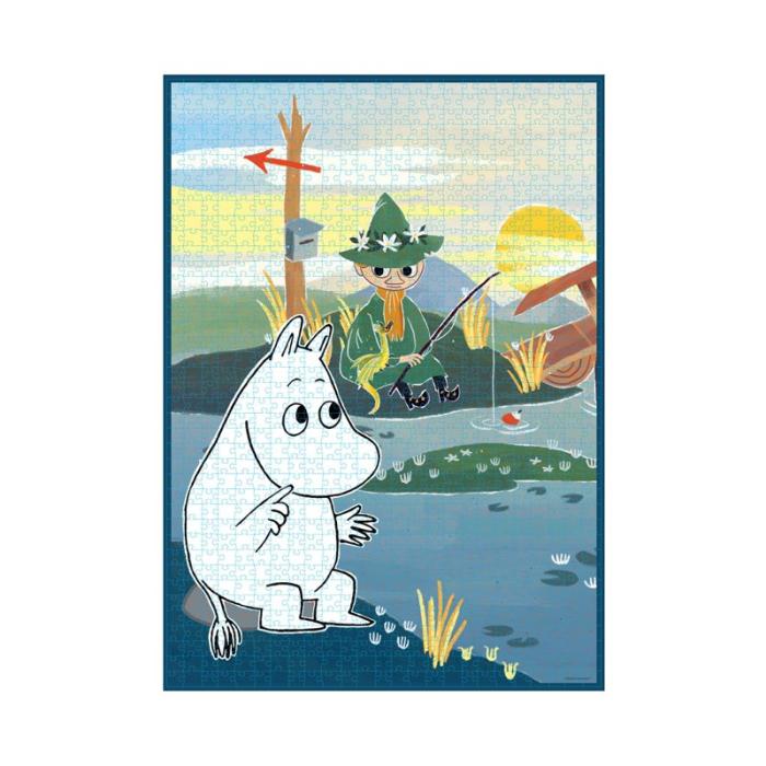 MOOMIN - MOOMIN Pussel 1000 Pcs Art Puzzle On Bridge