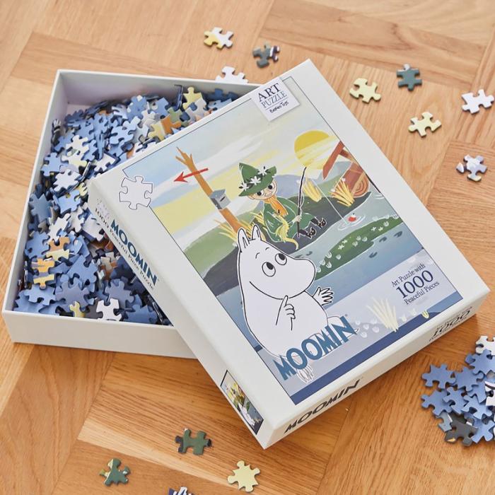 MOOMIN - MOOMIN Pussel 1000 Pcs Art Puzzle On Bridge