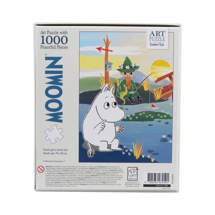 MOOMIN - MOOMIN Pussel 1000 Pcs Art Puzzle On Bridge