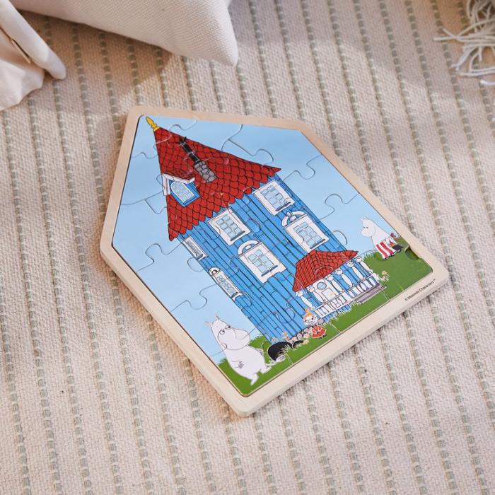MOOMIN - MOOMIN Pussel 19 Pcs Wooden Framed Puzzle House