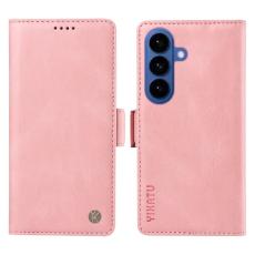 YIKATU - YIKATU Pl&aring;nboksfodral f&ouml;r Samsung Galaxy S26 Plus Konstl&auml;der - Rosa