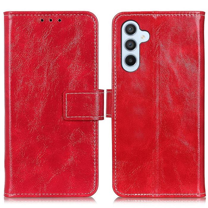 OEM - Plånboksfodral för Samsung Galaxy S26 Plus Konstläder - Röd