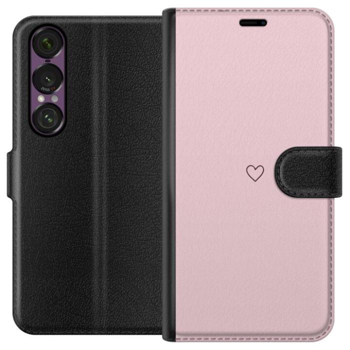 iSecrets - Plånboksfodral till Sony Xperia 1 VII med Litet Hjärta