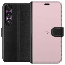 Gustaf - Pl&aring;nboksfodral till Sony Xperia 1 VII med Litet Hj&auml;rta