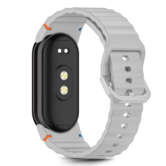 Tech-Protect - Tech-Protect Xiaomi Smart Band 8/9/10/NFC Armband Silikon - Grå