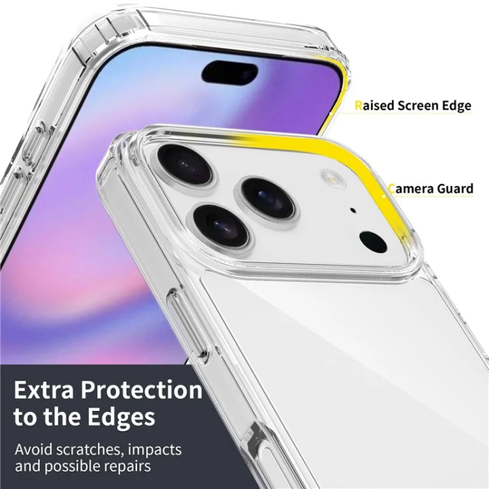 A-One Brand - iPhone 17 Pro Mobilskal Acrylic Shockproof - Transparent