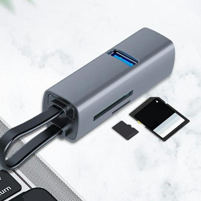 OEM - 5in1 USB-Hubb Dockningsstation TYS-5U-C