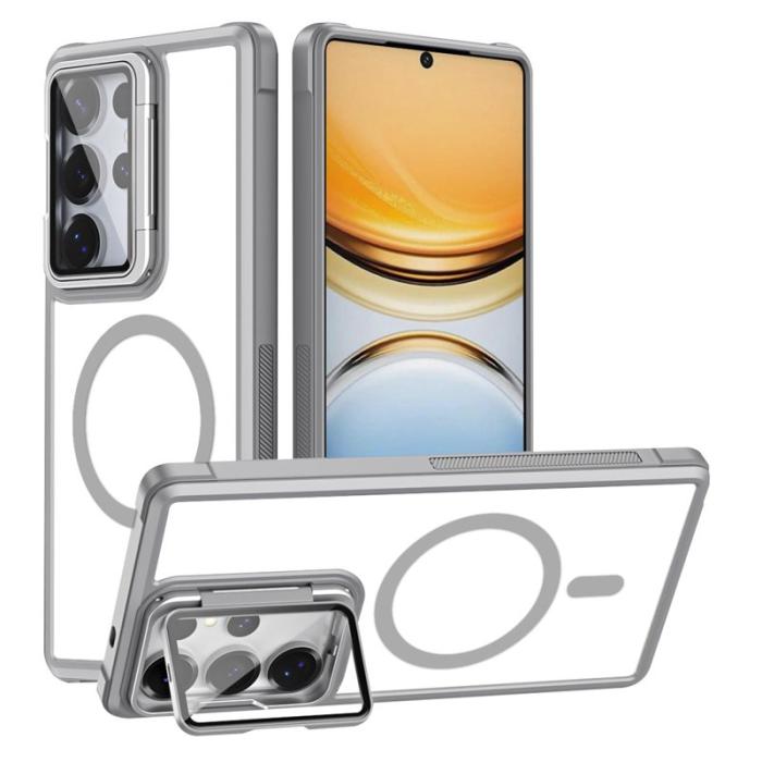 OEM - Mobilskal för Samsung Galaxy S26 Ultra Magnetiskt Transparent - Grå