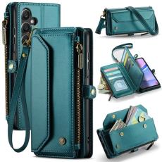 Caseme - CASEME Pl&aring;nboksfodral Konstl&auml;der f&ouml;r Samsung Galaxy A16 5G - Gr&ouml;n