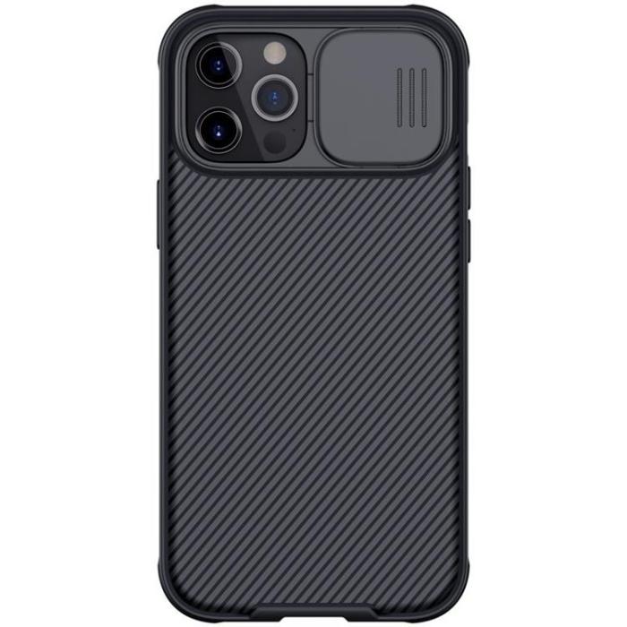 UTGATT1 - Nillkin CamShield Pro Skal iPhone 12 / 12 Pro - Svart
