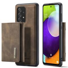 DG.MING - DG.MING Pl&aring;nboksfodral med St&auml;ll f&ouml;r Samsung Galaxy A52 - Brun