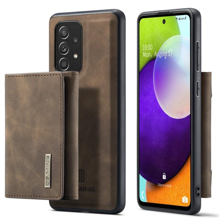 DG.MING - DG.MING Plånboksfodral med Ställ för Samsung Galaxy A52 - Brun