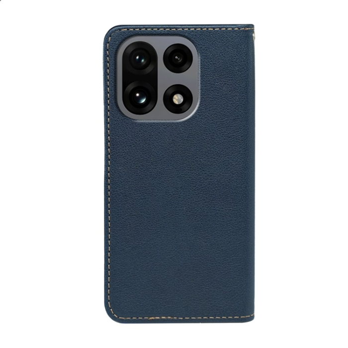 A-One Brand - OnePlus 15 Plånboksfodral RFID Blocking Closure Läder - Blå