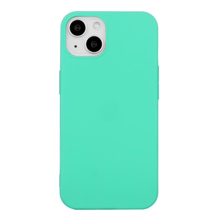 OEM - iPhone 15 Mobilskal TPU Matte Slim-Fit - Cyan