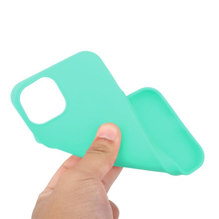 OEM - iPhone 15 Mobilskal TPU Matte Slim-Fit - Cyan