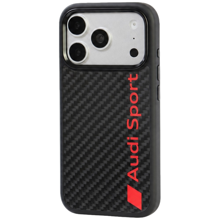Audi - Audi Mobilskal För iPhone 18 Pro/17 Pro Magsafe R8 Carbon Fiber