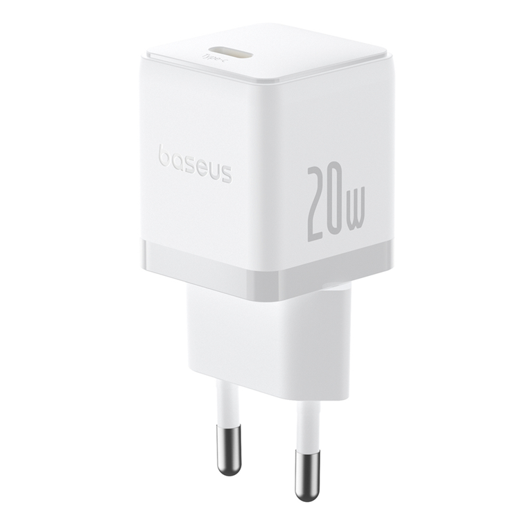Baseus Snabbladdare USB-C 20W Palm (Vit) | 505295 | AlltMobil