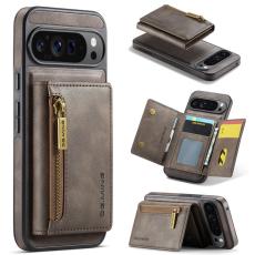 DG.MING - DG.MING M5 Series Mobilskal till Google Pixel 9 Pro XL Konstl&auml;der Brun