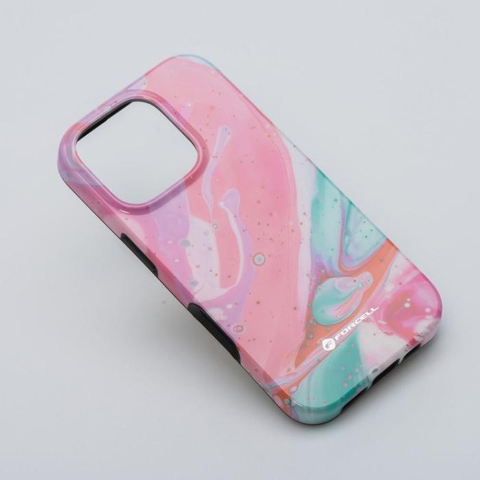 Forcell - Forcell iPhone 16 Plus Mobilskal MagSafe Mirage - Rosa Marble