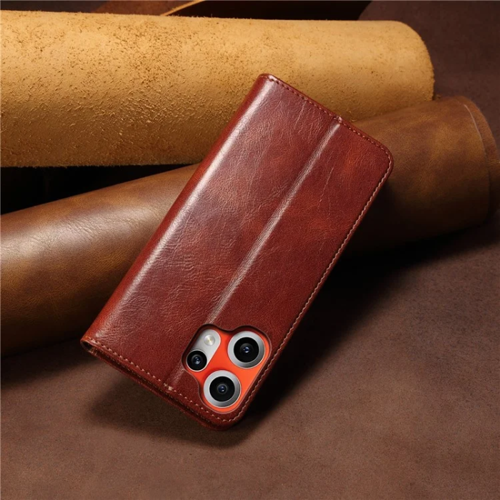 A-One Brand - Nothing CMF Phone 2 Pro Plånboksfodral Crazy Horse Texture - Brun