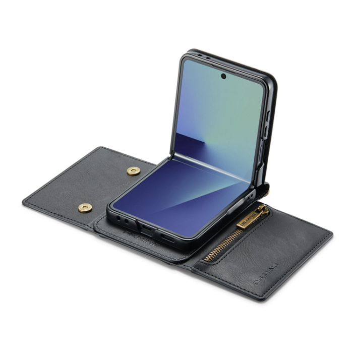 DG.MING - DG.MING Galaxy Z Flip 7 Mobilskal RFID Blocking M5 - Svart