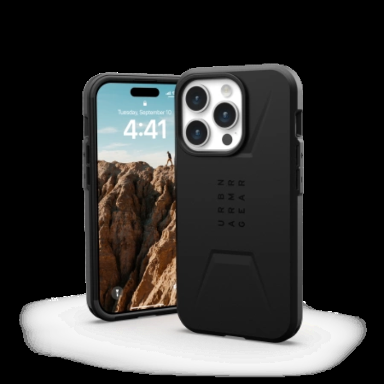 UAG iPhone 15 Pro Mobilskal Magsafe Civilian - Svart | 2353 | AlltMobil