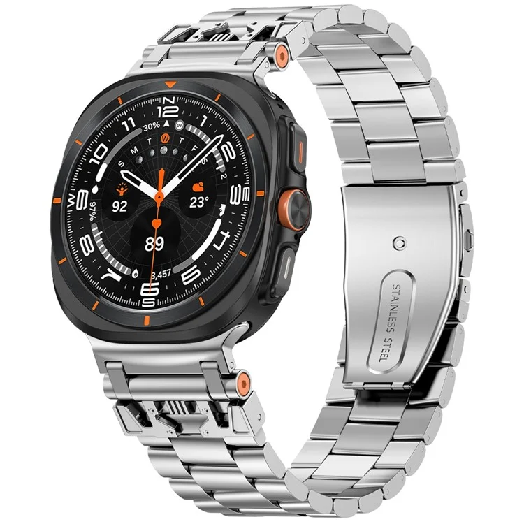 Galaxy Watch Ultra (47mm) Armband Stainless Steel - Silver | 5123 | AlltMobil