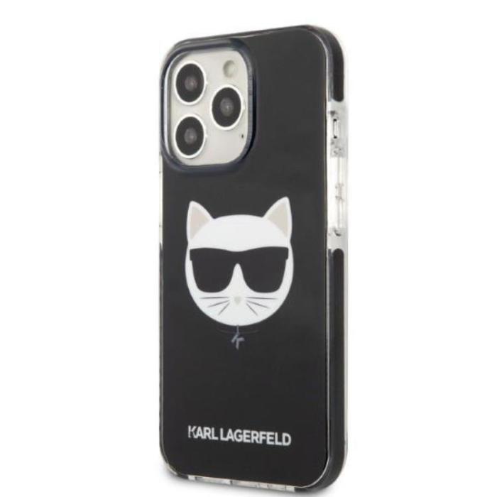 KARL LAGERFELD - Karl Lagerfeld iPhone 13 Pro Max Skal Choupette Head - Svart