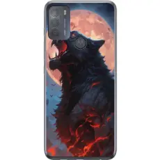 Gustaf - Mobilskal till Motorola Moto G50 med Ylande varg