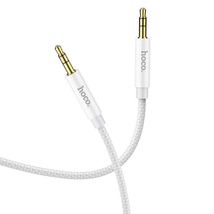 Hoco - Hoco jack 3.5 mm Ljud Kabel 1 m - Silver