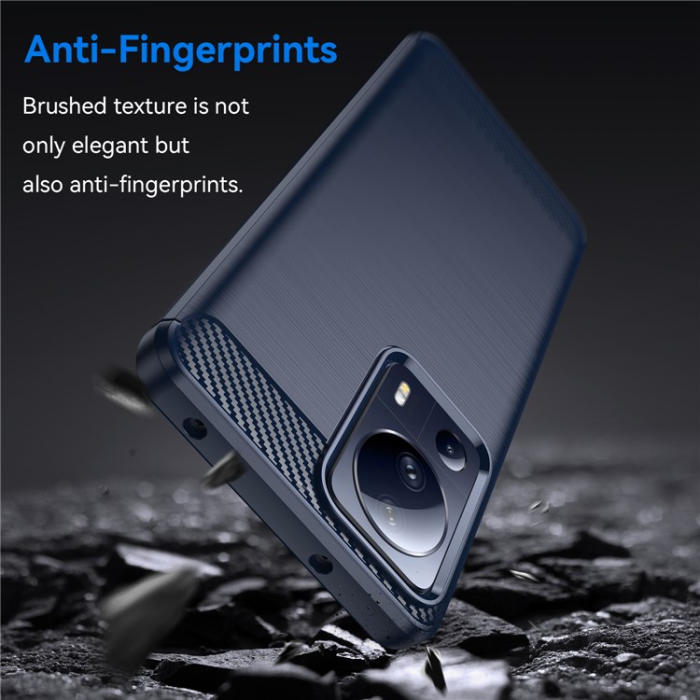 OEM - Xiaomi 13 Lite Mobilskal Carbon Fiber - Blå