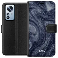 Gustaf - Pl&aring;nboksfodral till Xiaomi 12 Pro med Midnight Stone