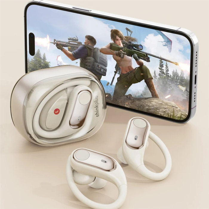 Lenovo - LENOVO TWS Trådlösa Hörlurar Open Ear Bluetooth ThinkPlus LP79