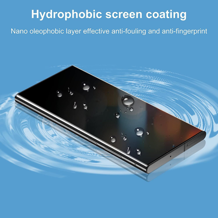 A-One Brand - [2-PACK] Privacy UV Härdat Glas Skärmskydd Samsung Galaxy S23 Ultra