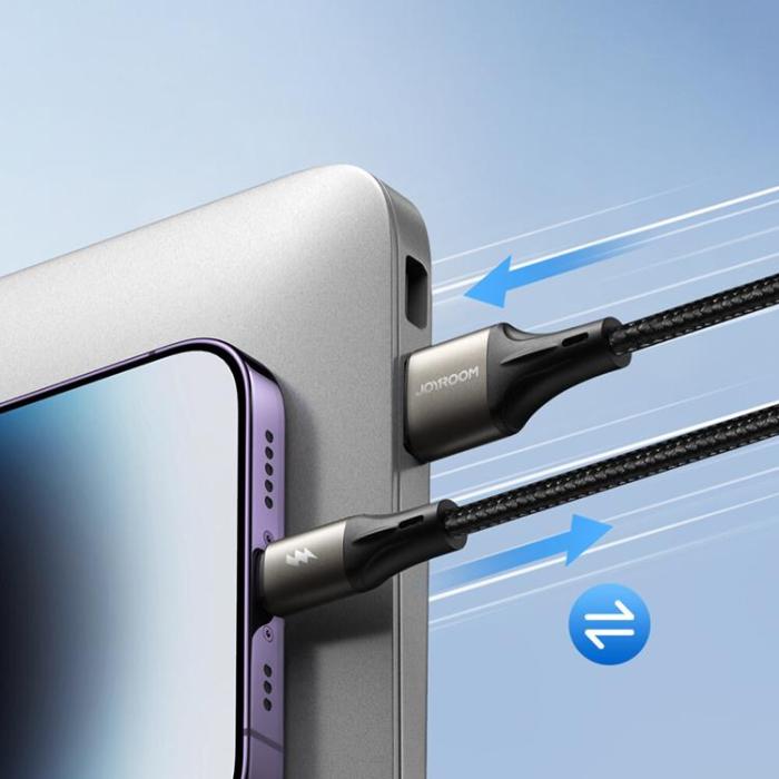 Joyroom - Joyroom USB-C till USB-A kabel Light-Speed 1.2m - Svart