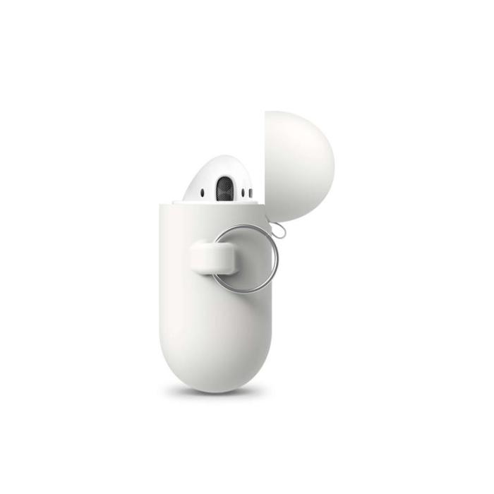 Elago - ELAGO Skyddsväska För Airpod med Hängare - Vit