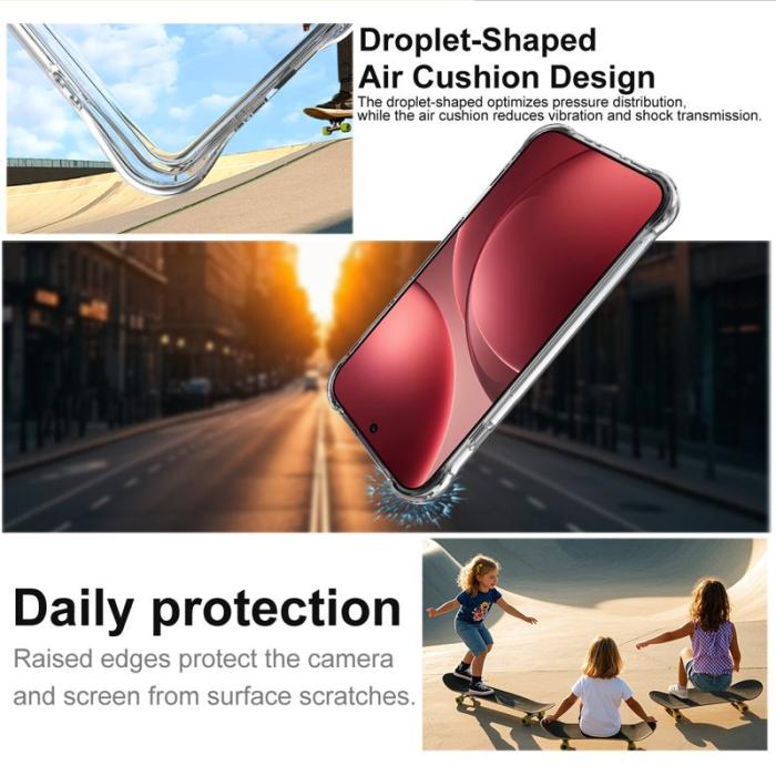 Imak - IMAK Mobilskal till Oppo Find X9 Pro 5G TPU Skydd - Vit