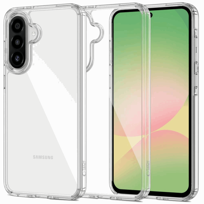 Tech-Protect - Tech-Protect Galaxy A56 5G Mobilskal Flexair Hybrid - Clear