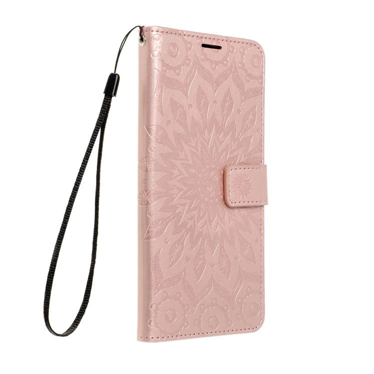 Galaxy S25 Plånboksfodral Mezzo - Guld Rosa | 2353 | AlltMobil