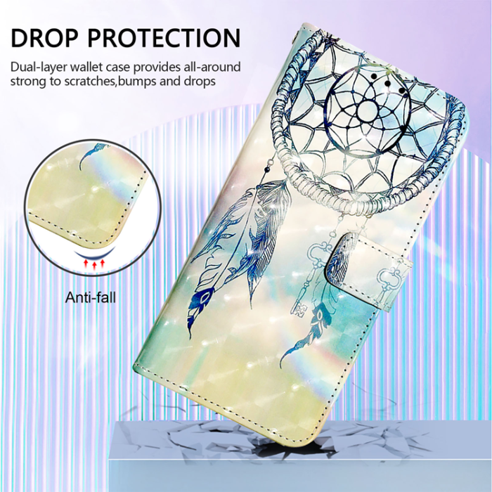 A-One Brand - iPhone 17 Pro Plånboksfodral Printing Pattern Med Strap